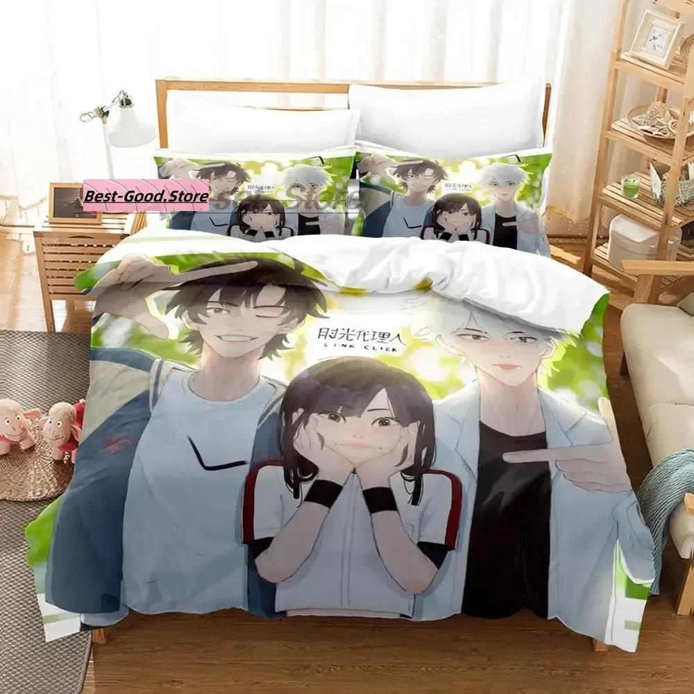 Comforter Link Click Bedding Set Single Twin Full Queen King Size Bed Set Aldult Kid Bedroom Duvet Sets 3D Print Anime