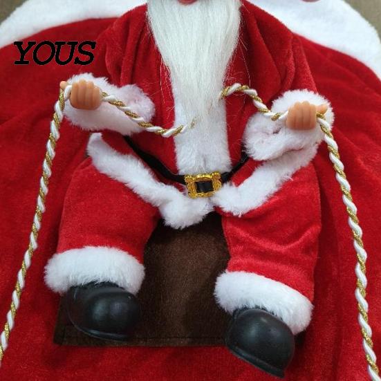 Warm Acrylic Dog Apparel Santa Riding Costume, Christmas Rider Pet Outfit, Hooded Funny Snowflake Pattern Outfits Holiday Cosplay Costume for