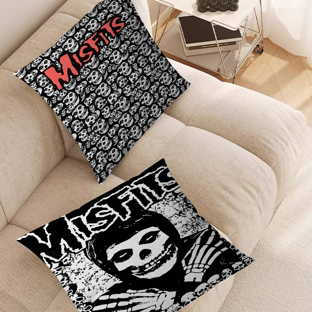 M-Misfits Band Personalized Pillow Dust Cover Bedroom Kids Party Decoration Pillowcase Birthday Children Gift