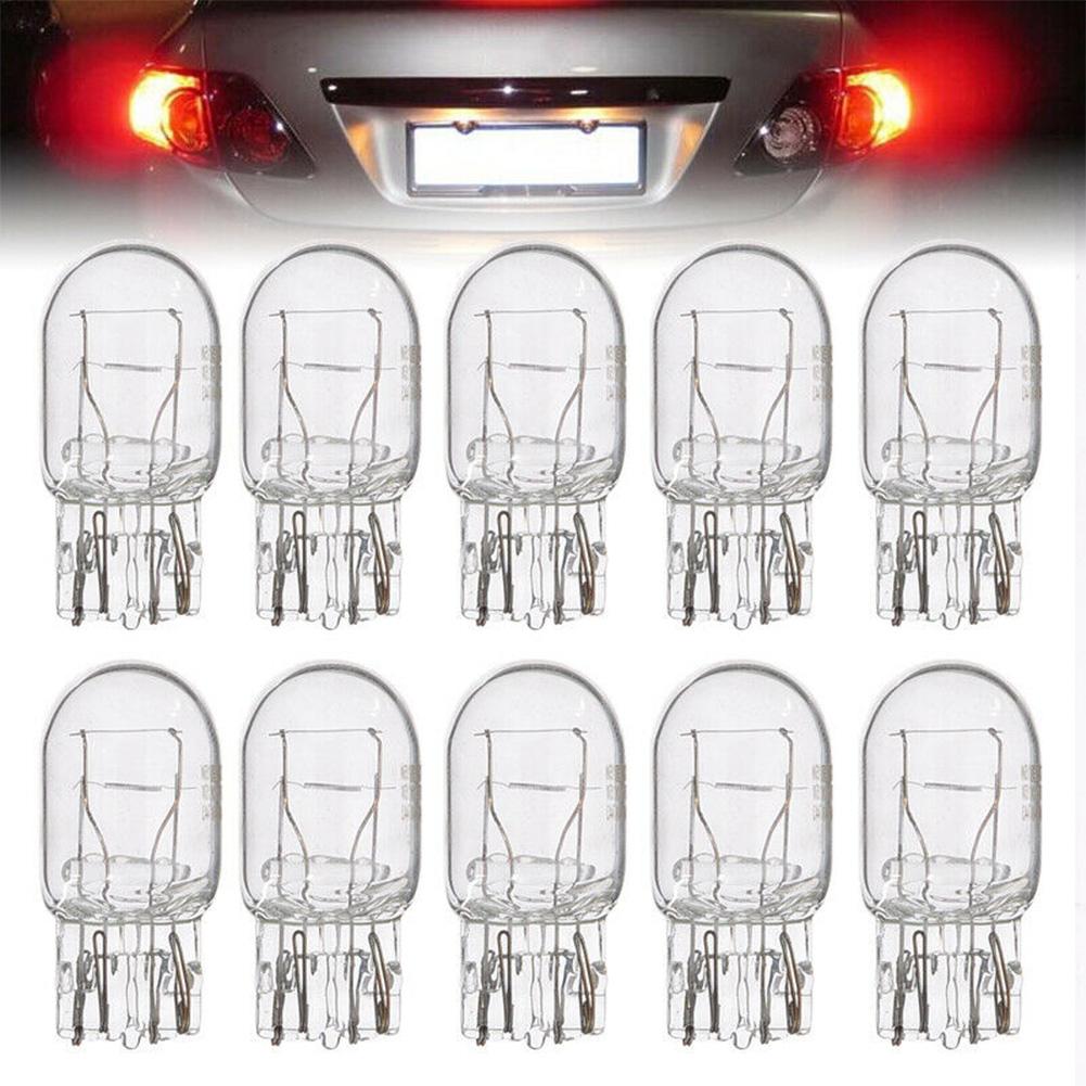 10pcs T20 7443 7440 Signal Light W21/5W Clear Glass DRL Daytime Running Lights Turn Stop Signal Brake Tail Light Bulbs Bulbs 7