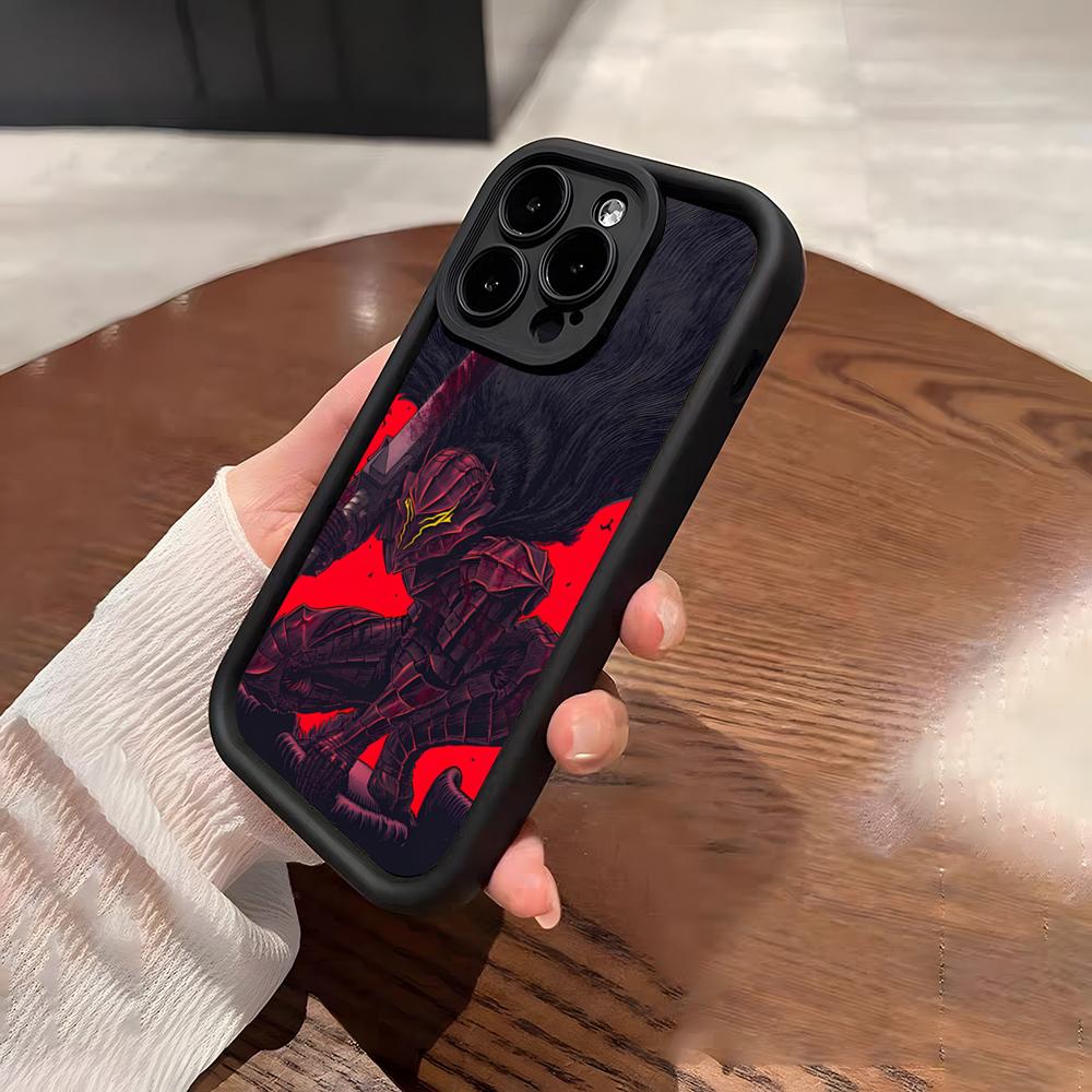 Berserk Comics Cool Phone Case For IPhone 17 Pro Max 15 Pro 16 14 Plus 12 13 Mini 11 Pro Shockproof Soft Cover