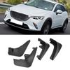 4Pcs Front Rear Car Mud Flaps Mudguards Fender Fit for Mazda CX 3 16 18