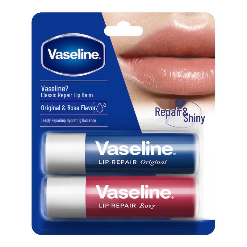 Vaseline Classic Repair Lip Balm Duo Pack