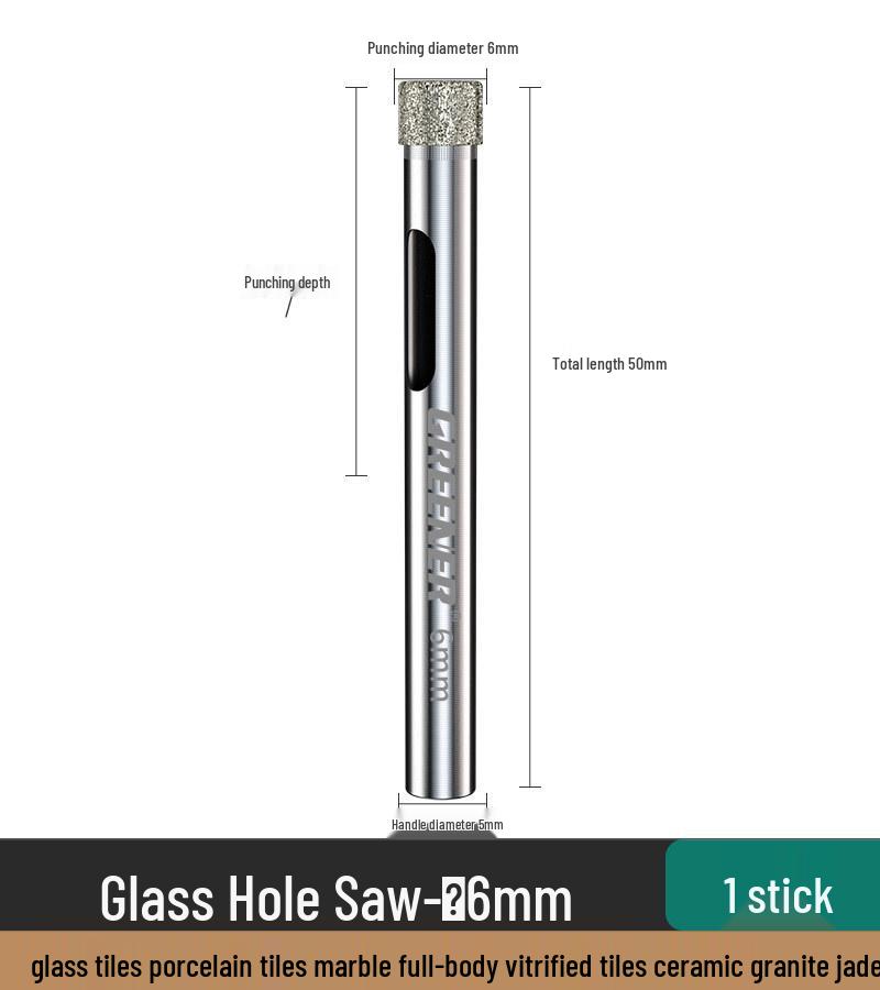 Green Forest Diamond Drill Bit for Tiles, Glass & Marble