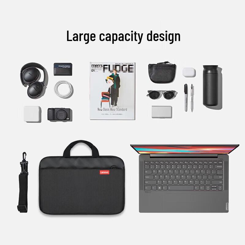 Lenovo B14 Water-Resistant Business Laptop Briefcase
