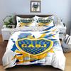 Blue shield, yellow stars. Bedding sets Duvet cover sets Duvet covers Pillowcases(1 * Duvet Cover 2 * Pillowcases, without duvet insert)