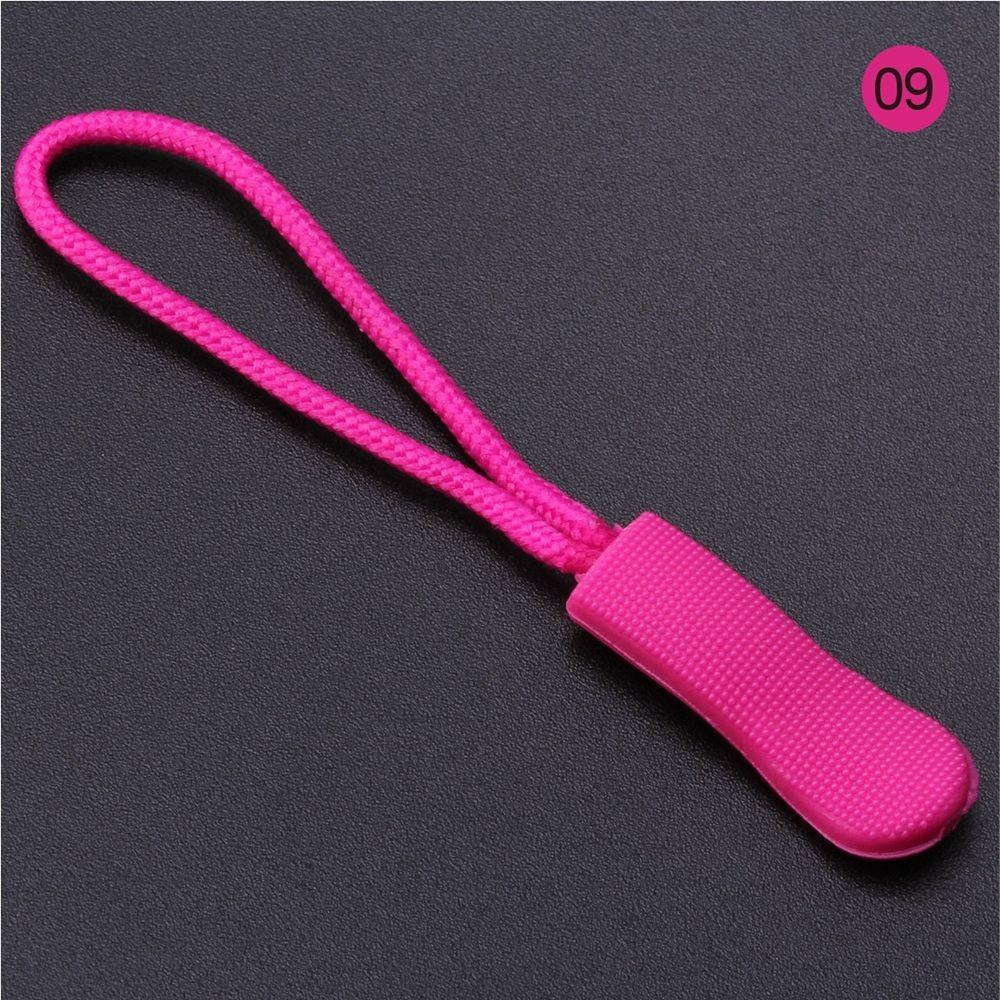 10Pcs Fixer Crafts Tag Apparel Sewing End Fit Zipper Buckle Zipper Puller Zipper Ropes Zip Cord