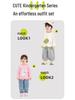T-shirt a maniche lunghe Kaka Panda per bambini e bambine - Moda Primavera/Autunno