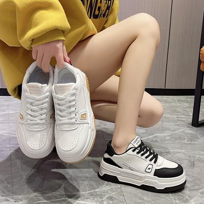 Platform White Shoes Women's New Autumn Casual Breathable Women's Shoes Girls Versatile Shoes