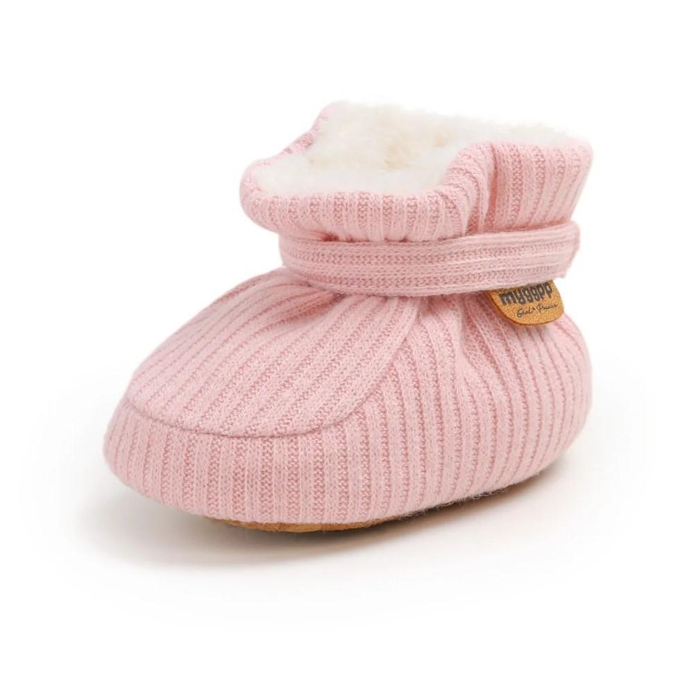 0-18M Infant Walking Shoes with Gripper Non Slip Boots Durable Warm Baby Shoes