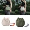 Camera Bag Camera Case Drawstring Soft Camera Bag with Adjustable Strap Vintage DSLR Lens Case Gadget for Travel