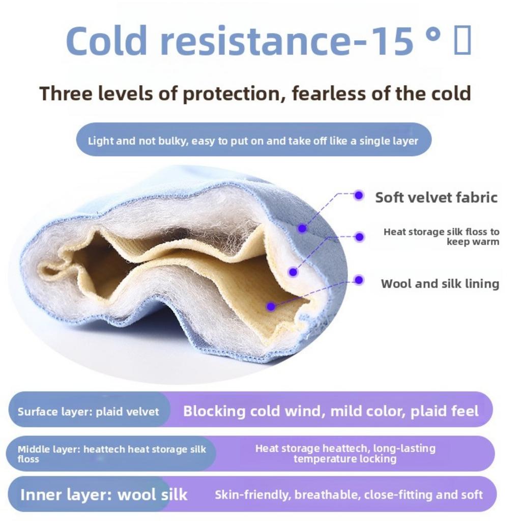 School Uniform Artifact, Children's Warm Underwear with Thick Velvet, Men's Autumn Clothes, Women's Clothing, Warm Clothes for Autumn and Winter