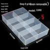 Thickened Nine-Grid Storage Box: Large Capacity, Impact & Corrosion Resistant, Open Compartment Design.