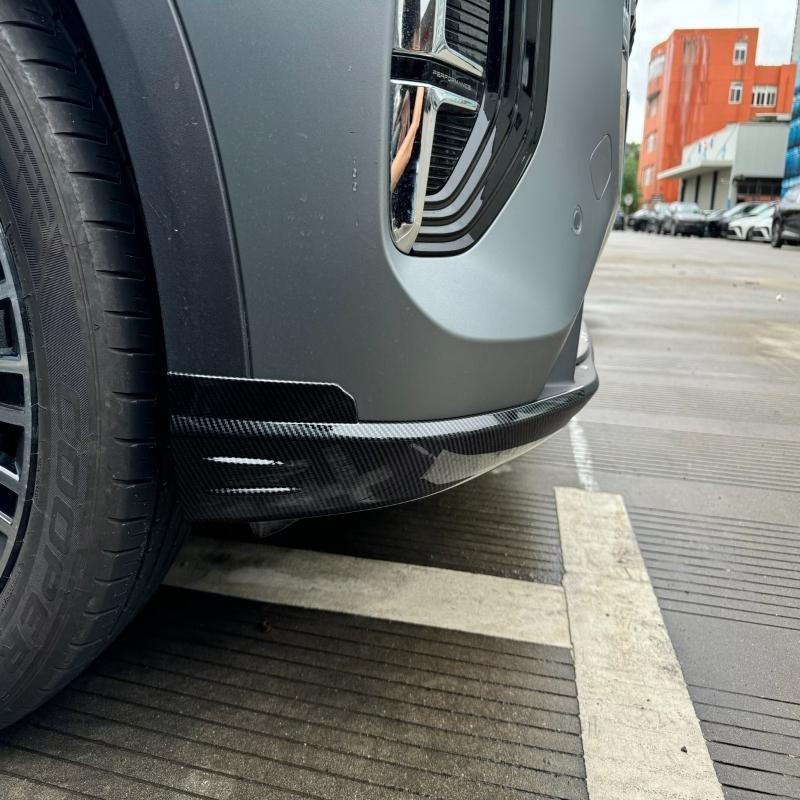 For Chery Tiggo 9 2024 2025 ABS black Car Exterior Front Bumper corner guard Bumper Cover Protector Guard Exterior accessories