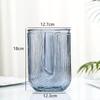 Lucky Bamboo Straight Glass Hydroponic Vase - Simple & Creative Micro Landscape Ornament