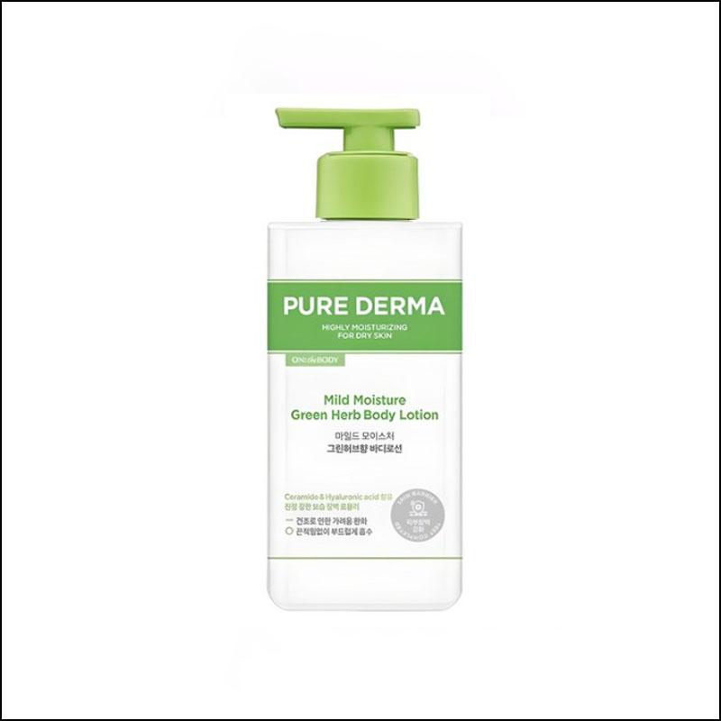 On The Body Pure Derma Mild Moisture Body Lotion 400ml / #Green Herb Scent
