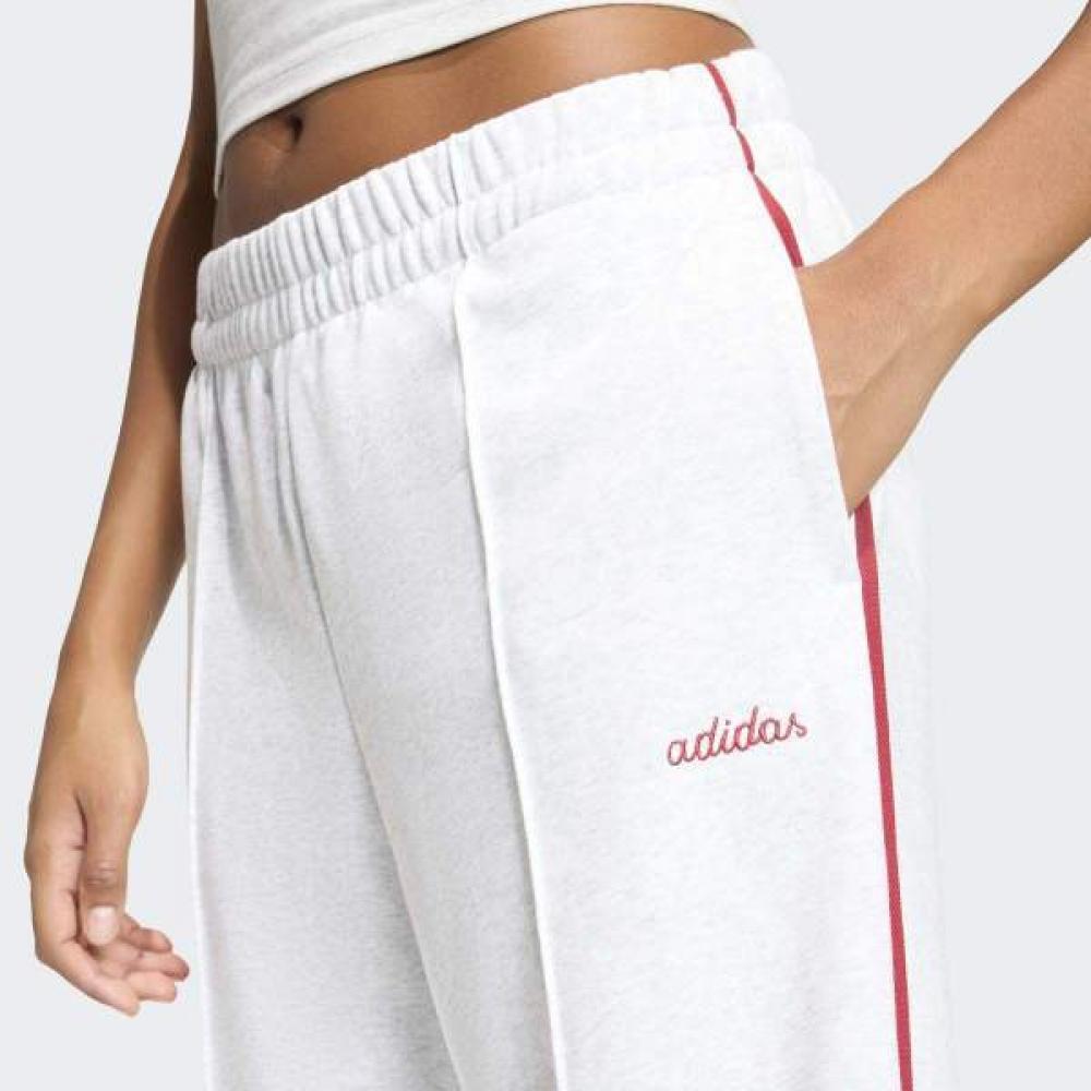 Adidas Women S Soft French Terry pantS Embroidery detailS