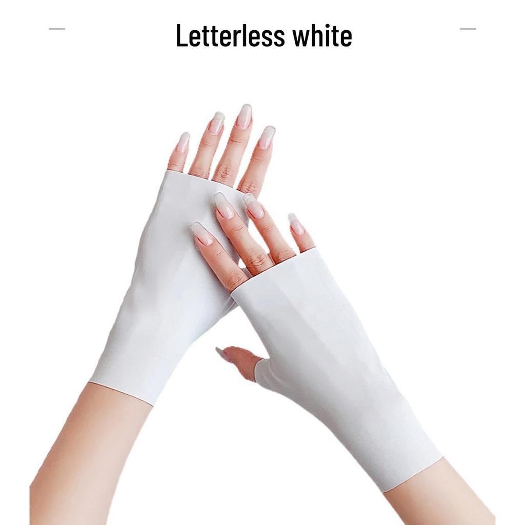 UV Protective Fingerless Manicure Gloves for Nail Curing