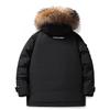 2025 Down jacket thickened couple workwear men's and women's mid-length with fur collar outdoor warm workwear style jacket cotton jacket