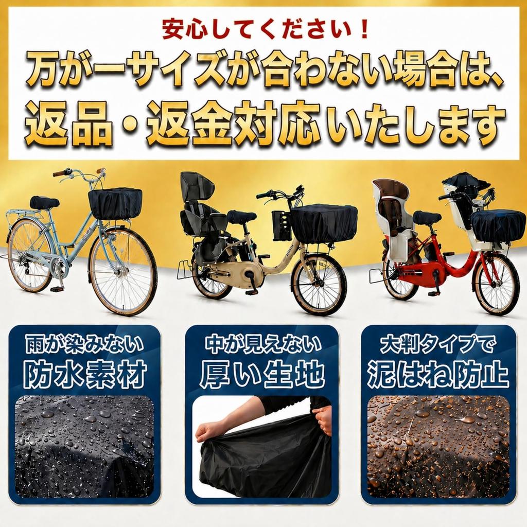 [Magazine Featured] Chicer Bicycle Basket Cover, Front, Waterproof, Storage Bag,