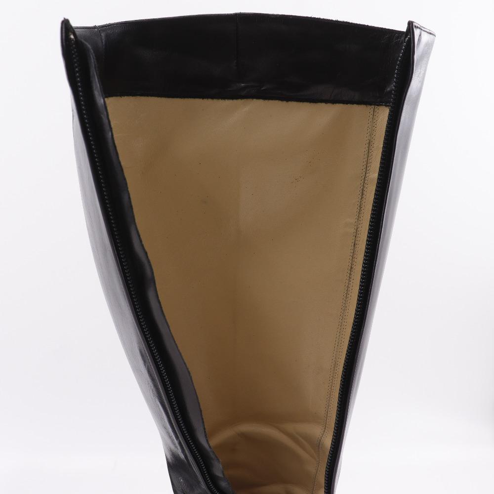 CHANEL boots leather Women Used