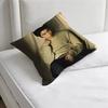 Actor KKento Kaku Square Pillow Cover Decorative Throw Pillow Case for Sofa Couch Bed Home Car Living Room Decoration