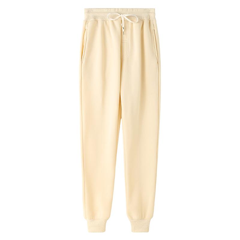 Men's Solid Color Sweatpants Joggers Autumn Winter Casual Loose Slacks Sports Streetwear Gym Sportswear