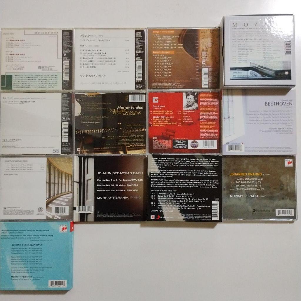 [USED] NURRAY PERAHIA 13 Albums, 33 CDs