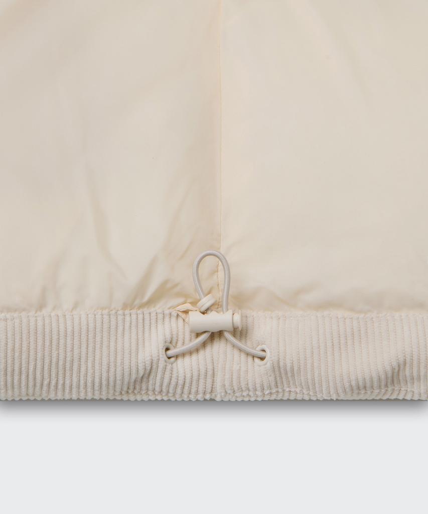 Musinsa Standard Daily Puffer Corduroy Short Padded Jacket [Cream]