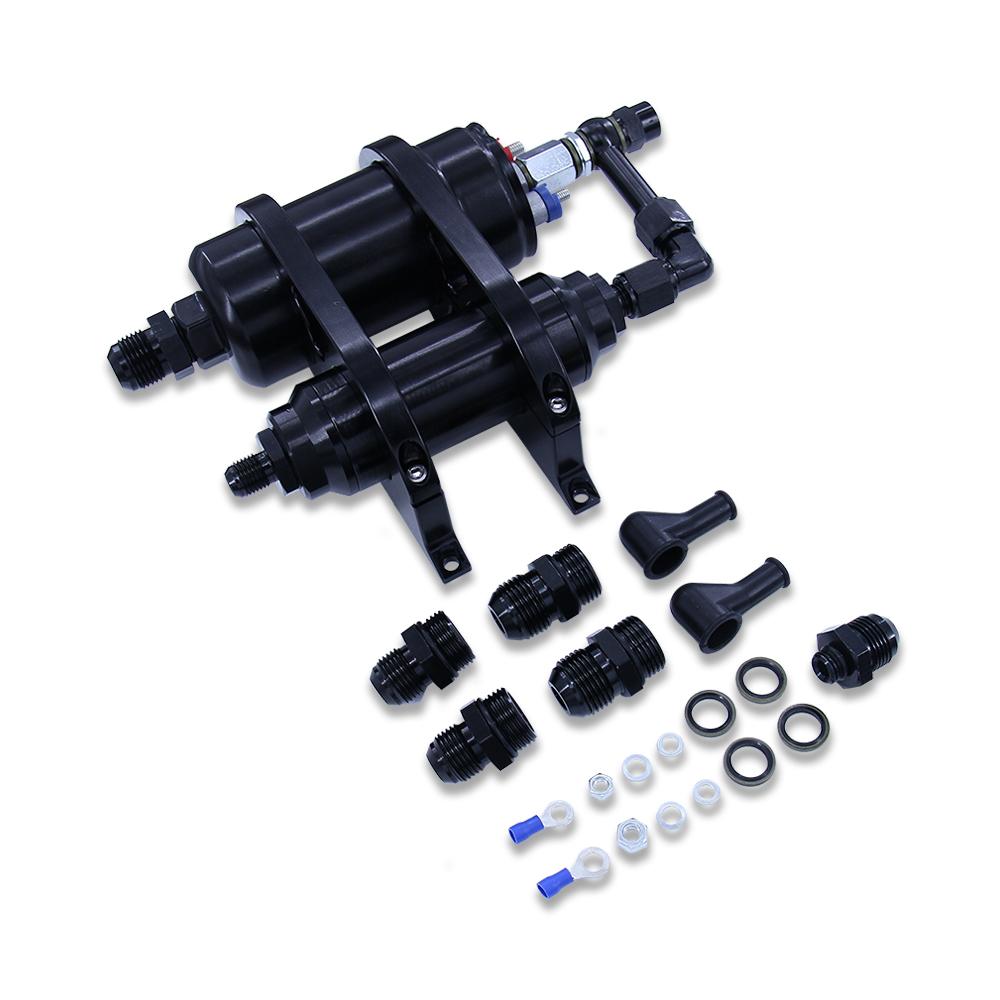 

380LPH External Fuel Pump, with Dual Mounting Bracket Kit and Filter AN8 0580254044 99362010480 94650017 6006B-044-FPR2001A