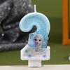 Snowflake Princess Handmade Birthday Candle Numbers 0-9 for Cake Decoration
