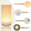Nordic Retro-style Table Lamp with Fabric Lampshade - USB Powered, Perfect for Bedroom, Study, and Home Decor