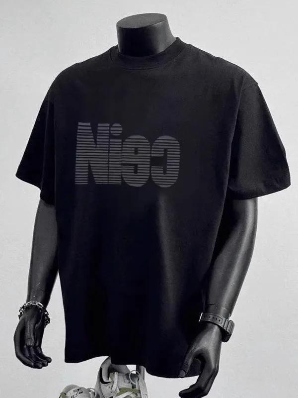 2025 Summer New American Mens Cotton Casual Fantastic for Men and Women Short Comfortable Breathable Quick Drying TShirt