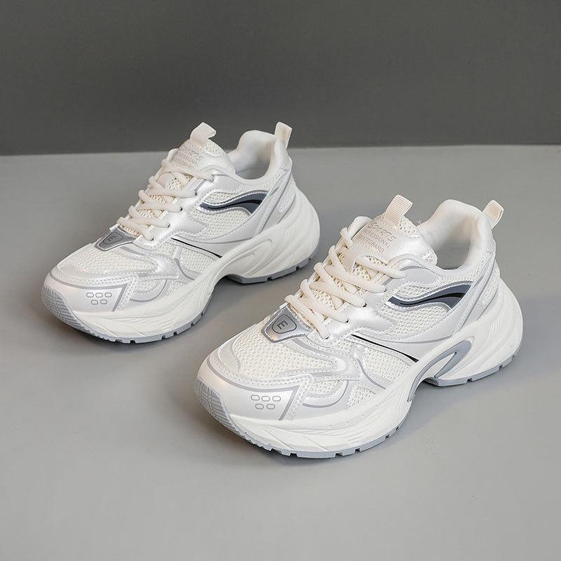 

[Customized] QZH2103 new 2025 spring and autumn breathable shoes simple and versatile rest sports leisure thick sole increase 40