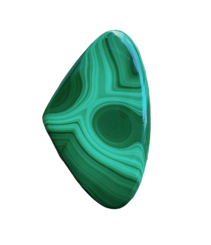 91.25 Carat, Natural Malachite Cabochon, Healing Gemstone, Loose Stones, Malachite Cabochon, 47x29x6 MM Size Cabochon.