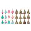 Wooden Christmas Tree Decorations Natural Handcrafted Holiday Ornament 55KF