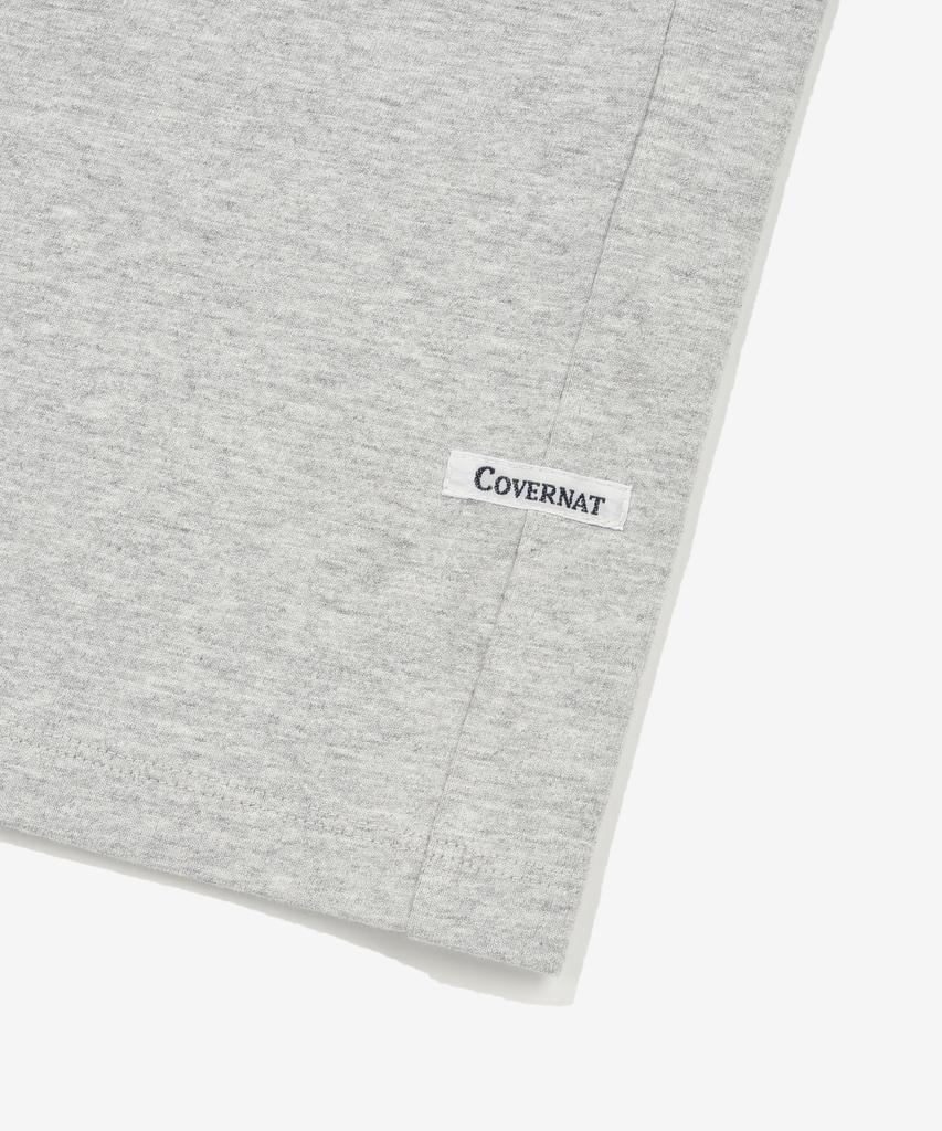COVERNAT Cactus Valley Graphic T-Shirt Melange Grey