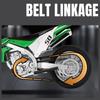 Simulazione 1:Modellino in Lega di Motocross Kawasaki KX450 Scala 1:12 Modello di Motocicletta Diecast con Suono e Luci Giocattolo Veicolo per Ragazzo Regalo
