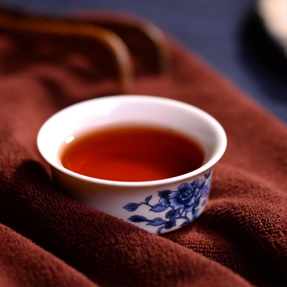 Ripe Pu-erh Tea Cake Yunnan Glutinous Rice Flavor Shu Puer 357g Loose Material