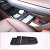 For BMW X1 IX1 U10 U11 -2024 TPE Black Car Central Control Lower Storage Box Mobile Phone Tray Car Interior Accessories