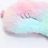 Plush Eye Mask, Cartoon Animals, Cute , Cats, Portable Travel Light-blocking Eye Mask.