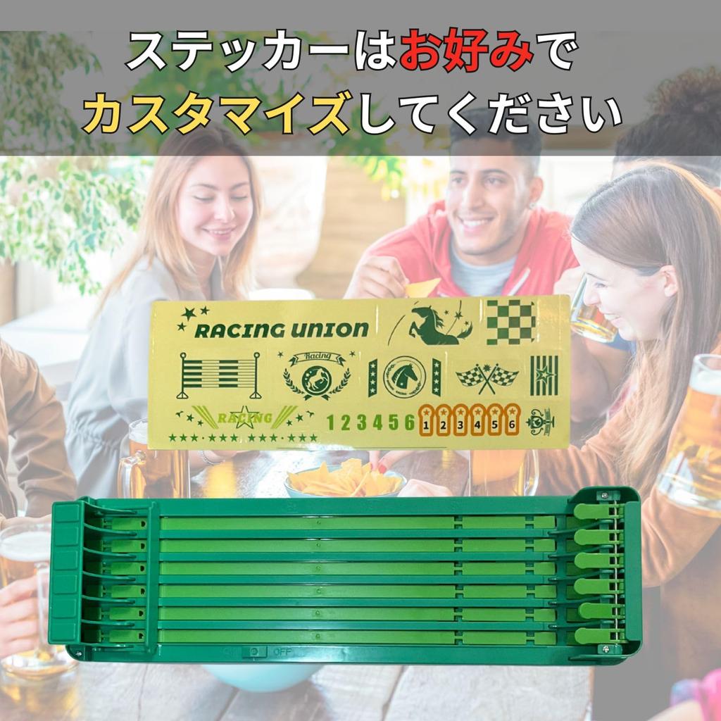 Horse Racing Game, Drinking Game, Family Game, Derby Race Prediction, Classic Dice Toy (Japanese Instructions Included)