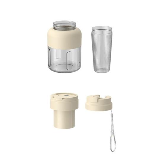 Cordless Juicer Cup with Straw Lid, 800ml Portable Blender for Smoothies, Cordless Juice Cup with 38 Blade, Crush Ice Travel Essential
