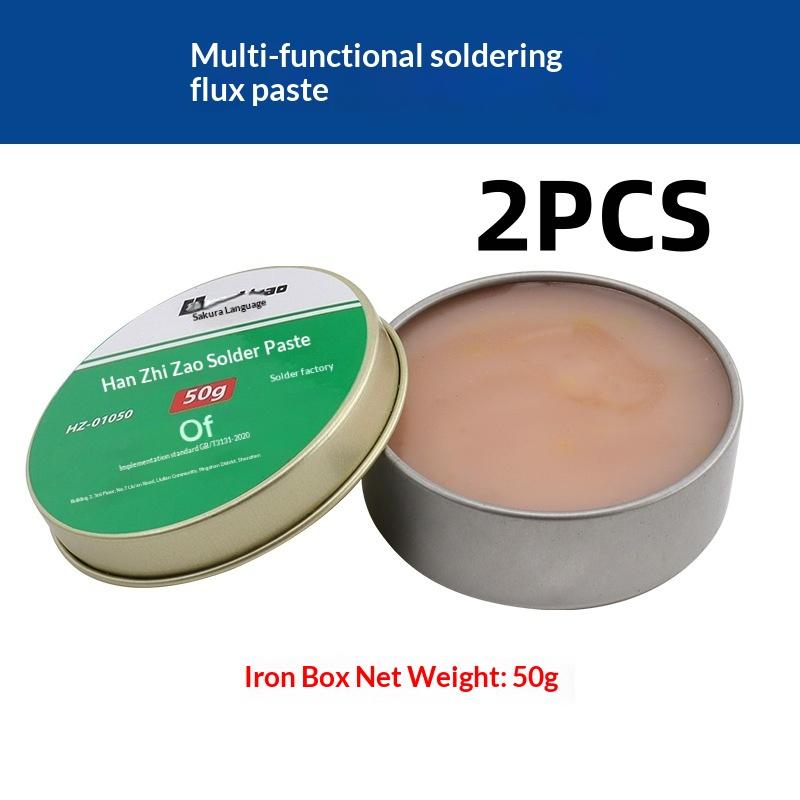 2/4/8Pcs Lead-Free Soldering Iron Suitable For Iron Plates Stainless Steel Plates Nickel Copper Sheets Flux Paste Rosin Flux Set
