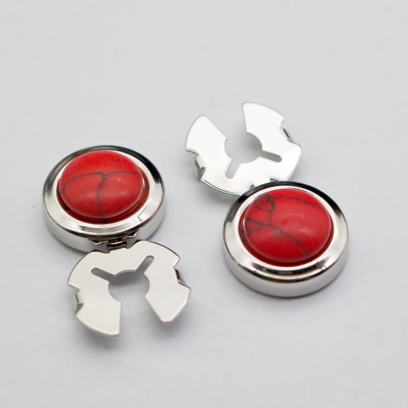 Baroque Classic Pattern Metal Cufflinks for Men's French Shirt Sleeves
