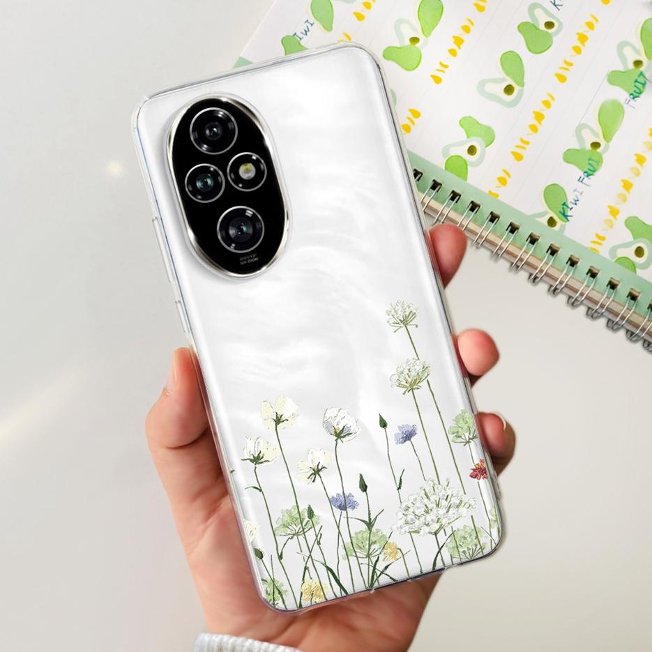 For Honor 200 Pro Case ELP-AN00 New Fashion Painted Cover Clear Silicone Phone Cases For Honor 200 Lite Honor200 Pro Soft Fundas