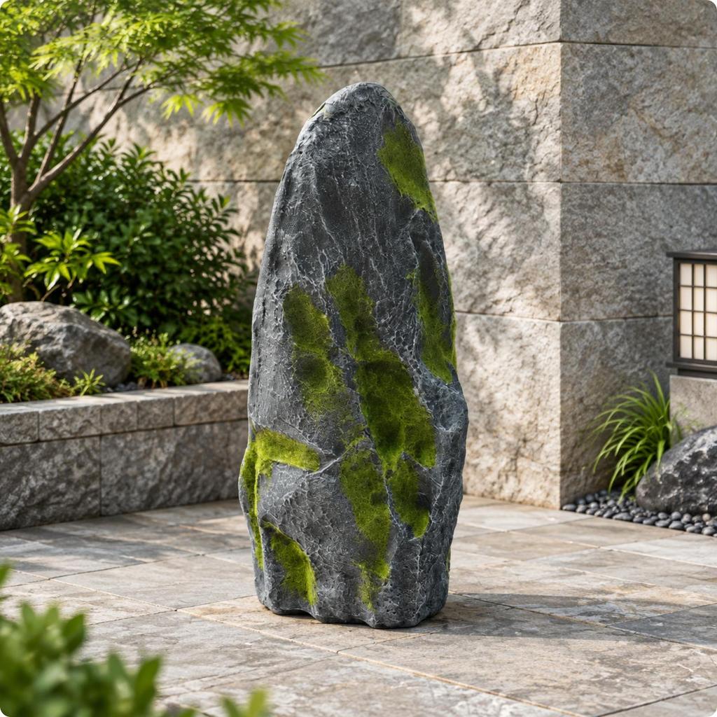 Fiberglass Artificial Landscape Stone Indoor Outdoor for Commercial Areas