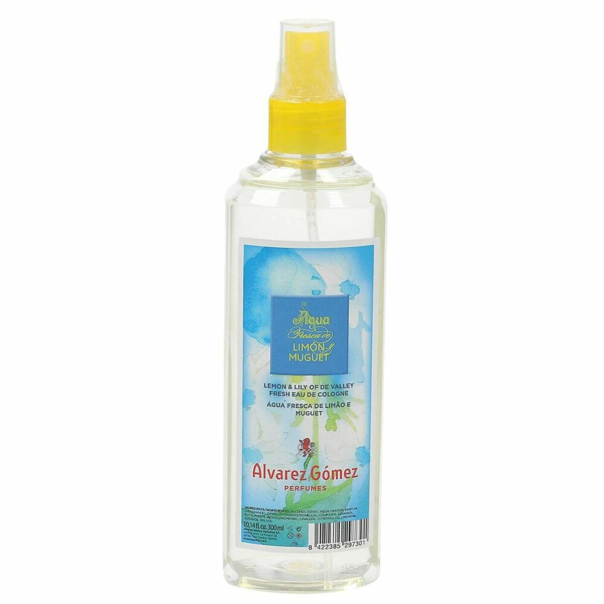 

Парфюм унисекс Agua Fresca de Limón y Muguet Alvarez Gomez EDC (300 мл) TU прозрачный