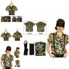 Girls Halloween Cosplay 3 Eleven Costume Shirt Straps Blindfold