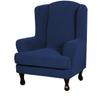 Wingback Chair Covers 2 Piece Wing Chair Slipcover Stretch Slipcover for Wingback Chairs Wing Chair Cover with Elastic Bottom Non-Slip Furniture Cover